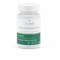 Produktbild von Vitalsee MONOZYM PANKREATIN Enzymkomplex ohne Zusatzstoffe in magensaftresistenten Kapseln