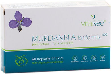 Vitalsee Murdannia Loriformis 300 Extrakt – 60 vegane Kapseln – glutenfrei und laktosefrei – Bild 1 von 2