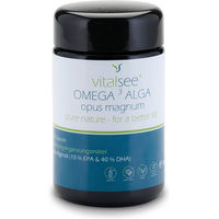 Produktbild von Vitalsee OMEGA 3 ALGA opus magnum Vegan Kapseln glutenfrei und laktosefrei