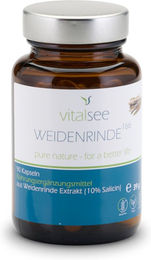 Vitalsee Weidenrinde 90 mg Kapseln vegan glutenfrei laktosefrei – Bild 1 von 2