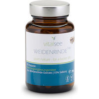 Produktbild von Vitalsee Weidenrinde 90 mg Kapseln vegan glutenfrei laktosefrei