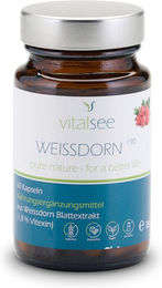 Vitalsee Weissdorn Extrakt 60 vegane Kapseln glutenfrei und laktosefrei – Bild 1 von 2