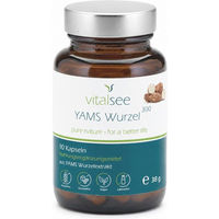 Produktbild von Vitalsee Yamswurzel Extrakt 300 mg - 90 vegane Kapseln - glutenfrei und laktosefrei