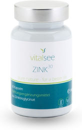 Vitalsee Zink 30 Zinkbisglycinat Kapseln vegan glutenfrei laktosefrei 60 Stück – Bild 1 von 1