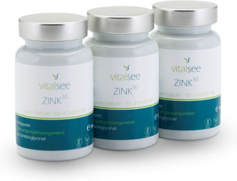 Vitalsee Zink Bisglycinat Kapseln Vegan Glutenfrei Laktosefrei 180 Stück – Bild 1 von 1