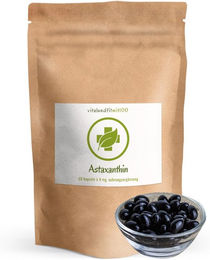 vitalundfitmit100 Astaxanthin Kapseln vegan 60 Stück – Bild 1 von 2