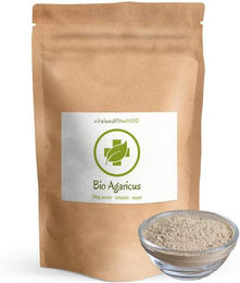vitalundfitmit100 Bio Agaricus Pulver – Bild 1 von 1