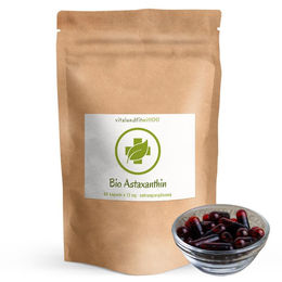 Vitalundfitmit100 Bio Astaxanthin Kapseln 12 mg 60 Stück – Bild 1 von 2