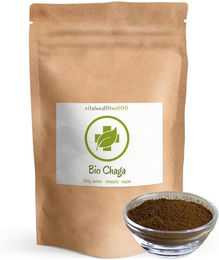 vitalundfitmit100 Bio Chaga Pulver – Bild 1 von 2