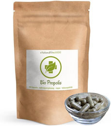 vitalundfitmit100 Bio Propolis Kapseln – Bild 1 von 2