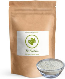 vitalundfitmit100 Bio Shiitake Pulver – Bild 1 von 1