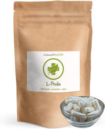 vitalundfitmit100 L-Prolin Kapseln 200 Stück – Bild 1 von 1