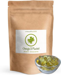 vitalundfitmit100 Omega 3 Fischöl Kapseln 365 Stück – Bild 1 von 1