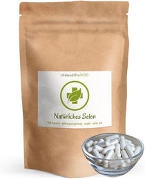 vitalundfitmit100 Selen Kapseln vegan 180 Stück – Bild 1 von 1