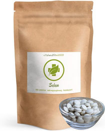 vitalundfitmit100 Selen Tabletten mit Selenhefe 180 Stück – Bild 1 von 1