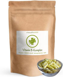 vitalundfitmit100 Vitamin B Komplex Kapseln 60 Stück – Bild 1 von 2