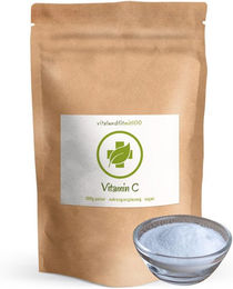 vitalundfitmit100 Vitamin C Ascorbinsäure Pulver – Bild 1 von 1