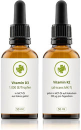 vitalundfitmit100 Vitamin D3 und Vitamin K2 Tropfen 50 ml – Bild 1 von 2