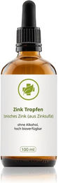 vitalundfitmit100 Zink Tropfen mit Zinksulfat ohne Alkohol – Bild 1 von 1