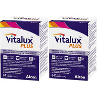 Produktbild von Vitalux Plus Alcon Vitamin-Kombination Kapseln für Erwachsene 84 Stück