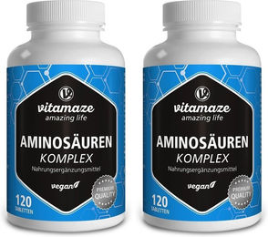 Vitamaze Aminosäuren Komplex Tabletten vegan glutenfrei laktosefrei – Bild 1 von 1