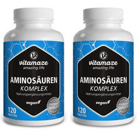 Produktbild von Vitamaze Aminosäuren Komplex Tabletten vegan glutenfrei laktosefrei