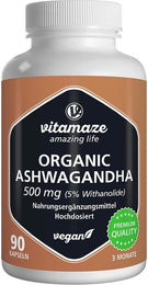Vitamaze Ashwagandha Extrakt 500 mg Kapseln Vegan – Bild 1 von 1
