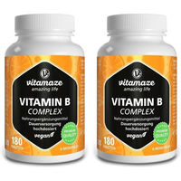 Produktbild von Vitamaze B-Komplex hochdosiert vegan Tabletten 360 Stück