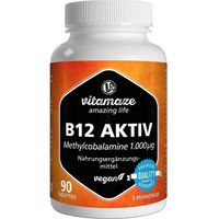 Produktbild von Vitamaze B12 Aktiv 1000 µg vegan Tabletten 90 Stück