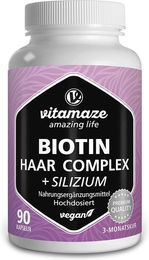 Vitamaze Biotin Zink Selen Komplex Kapseln ohne Zusatzstoffe 90 Stück – Bild 1 von 1