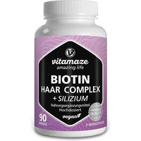 Produktbild von Vitamaze Biotin Zink Selen Komplex Kapseln ohne Zusatzstoffe 90 Stück