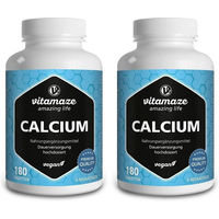 Produktbild von Vitamaze Calcium 400 mg Carbonat Tabletten vegan ohne Zusatzstoffe 180 Stück