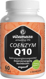 Vitamaze Coenzym Q10 Ubiquinon 200 mg Kapseln vegan glutenfrei laktosefrei – Bild 1 von 1