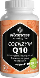 Vitamaze Coenzym Q10 Ubiquinon 200 mg vegan Kapseln 120 Stück – Bild 1 von 2