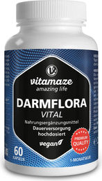 Vitamaze Darmflora VITAL vegan Kapseln für Erwachsene 60 Stück – Bild 1 von 1