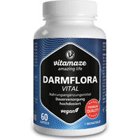 Produktbild von Vitamaze Darmflora VITAL vegan Kapseln für Erwachsene 60 Stück