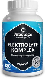 Vitamaze Elektrolyte Komplex mit Magnesium Tabletten vegan 180 Stück – Bild 1 von 4