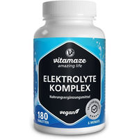 Produktbild von Vitamaze Elektrolyte Komplex mit Magnesium Tabletten vegan 180 Stück