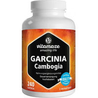 Produktbild von Vitamaze Garcinia Cambogia und Cholin Kapseln glutenfrei und laktosefrei
