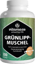 Vitamaze Grünlippmuschel 500 mg hochdosiert Kapseln ohne Zusatzstoffe – Bild 1 von 2