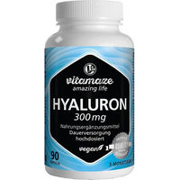 Produktbild von Vitamaze Hyaluronsäure 300 mg hochdosiert vegan Kapseln 90 Stück