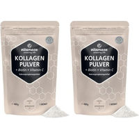 Produktbild von Vitamaze Kollagen Pulver Typ I und III aus Rind mit Biotin und Vitamin C, zuckerfrei und ohne Zusatzstoffe