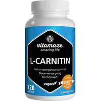 Produktbild von Vitamaze L-Carnitin 680 mg Kapseln vegan 120 Stück