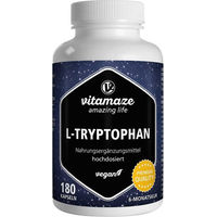 Produktbild von Vitamaze L-Tryptophan 500 mg vegan Kapseln 180 Stück