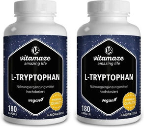 Vitamaze L-Tryptophan Kapseln vegan 180 Stück – Bild 1 von 1