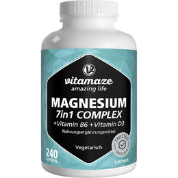 Vitamaze Magnesium 7in1 Komplex mit Vitamin B6 und D3 Kapseln 240 Stück – Bild 1 von 1