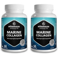 Produktbild von Vitamaze Marine Collagen Tabletten ohne Zusatzstoffe glutenfrei und laktosefrei 120 Stück