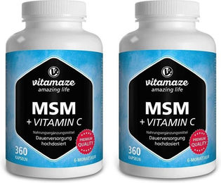Vitamaze MSM hochdosiert mit Vitamin C Kapseln – Bild 1 von 1