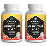 Produktbild von Vitamaze Multivitamin Daily hochdosiert Kapseln für Männer und Frauen 300 Stück