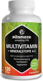 Vitamaze Multivitamin Kapseln hochdosiert 120 Stück – Bild 1 von 1